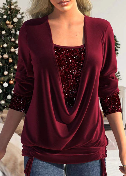 Nina™ | Tweelaagse Glitter Blouse