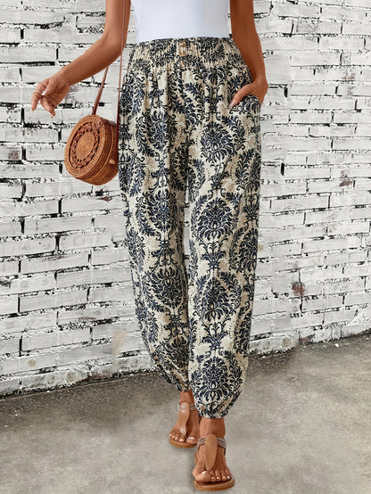 Cathrin™ | Bohemian Etnische Print Broek