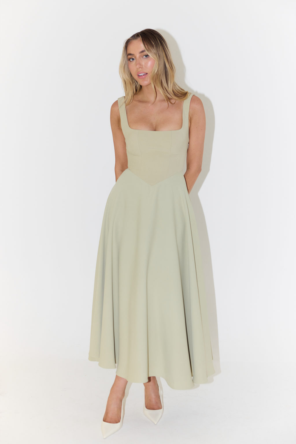 Claire | Elegante Midi Jurk