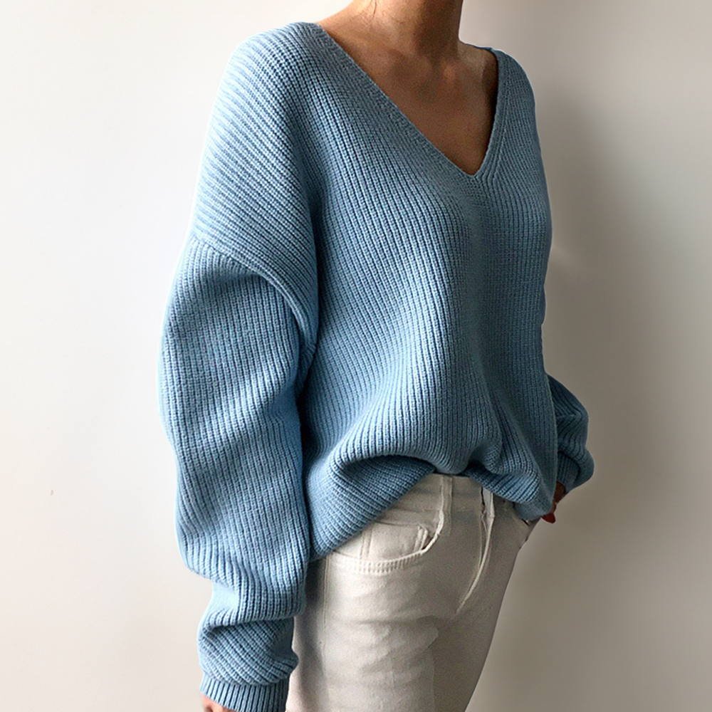 Amberly™ | Comfortabele V-hals Sweater