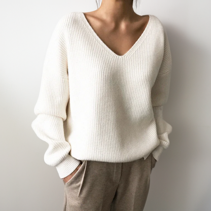 Amberly™ | Comfortabele V-hals Sweater