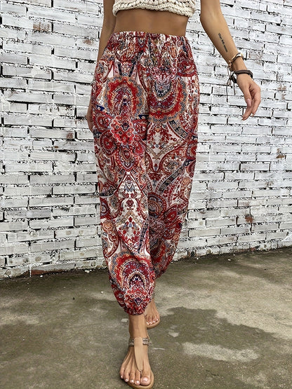 Cathrin™ | Bohemian Etnische Print Broek