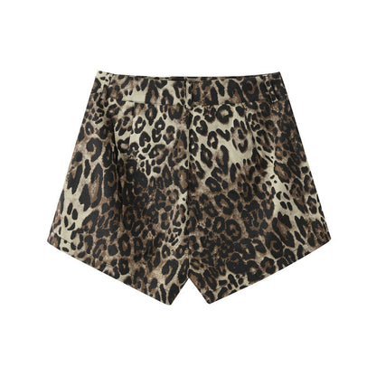 Abby | Luipaard Print Shorts